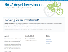 Tablet Screenshot of invest.richardallen.co.uk